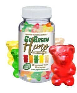GoGreen Hemp CBD 10mg Gummy Bears (200mg)