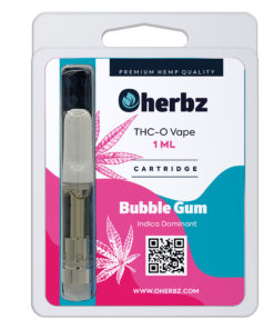 THC-O Acetate Vape Cart 1ml Bubble Gum