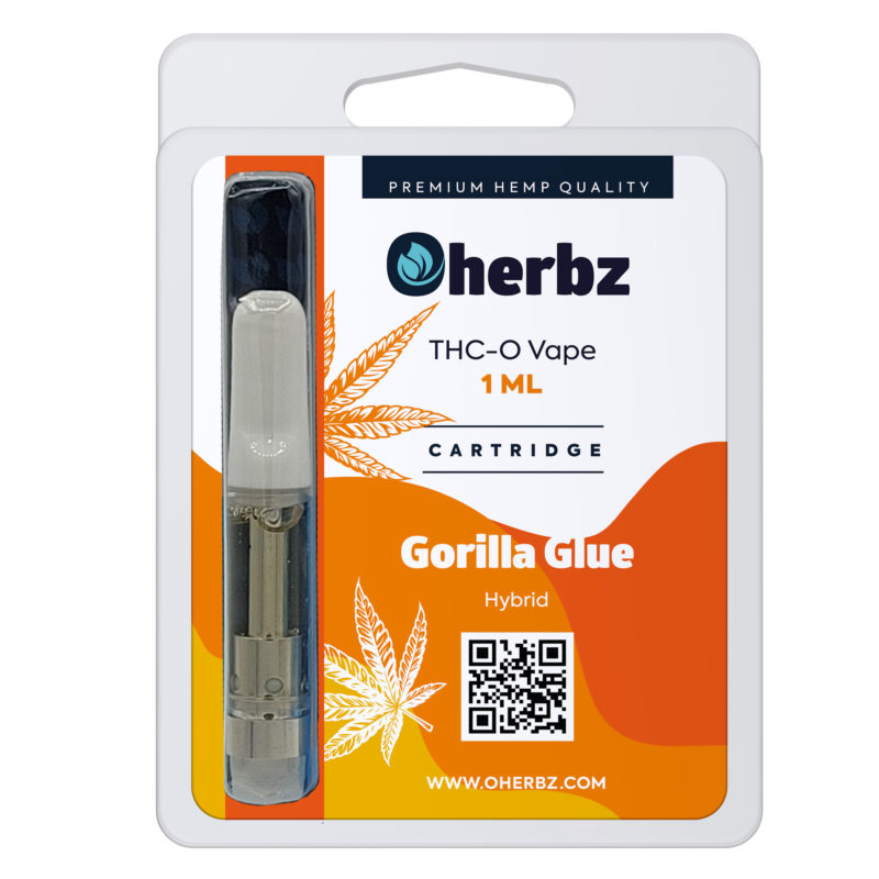 THC-O Acetate Vape Cart 1ml Gorilla Glue