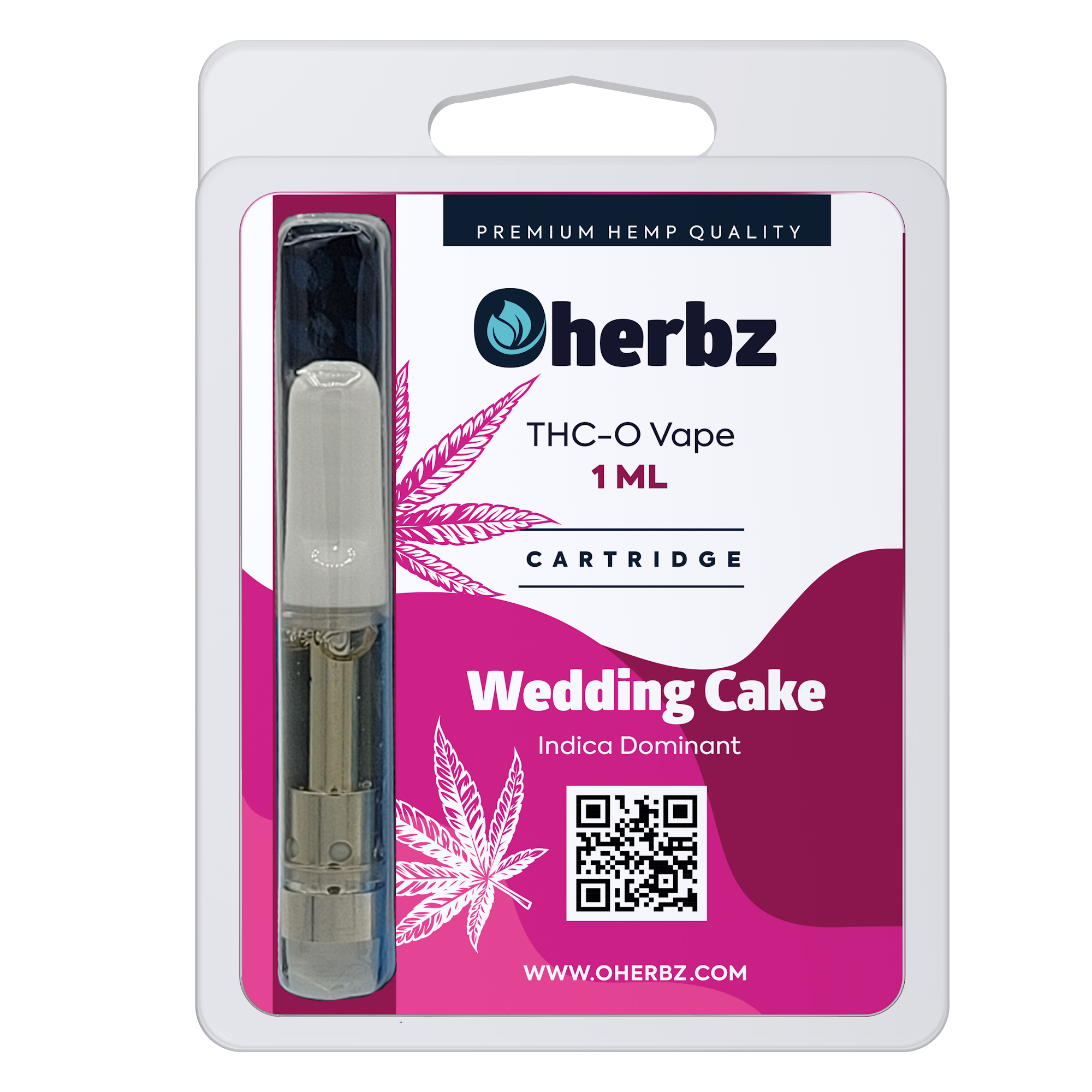 THC-O Acetate Vape Cart 1ml Wedding Cake