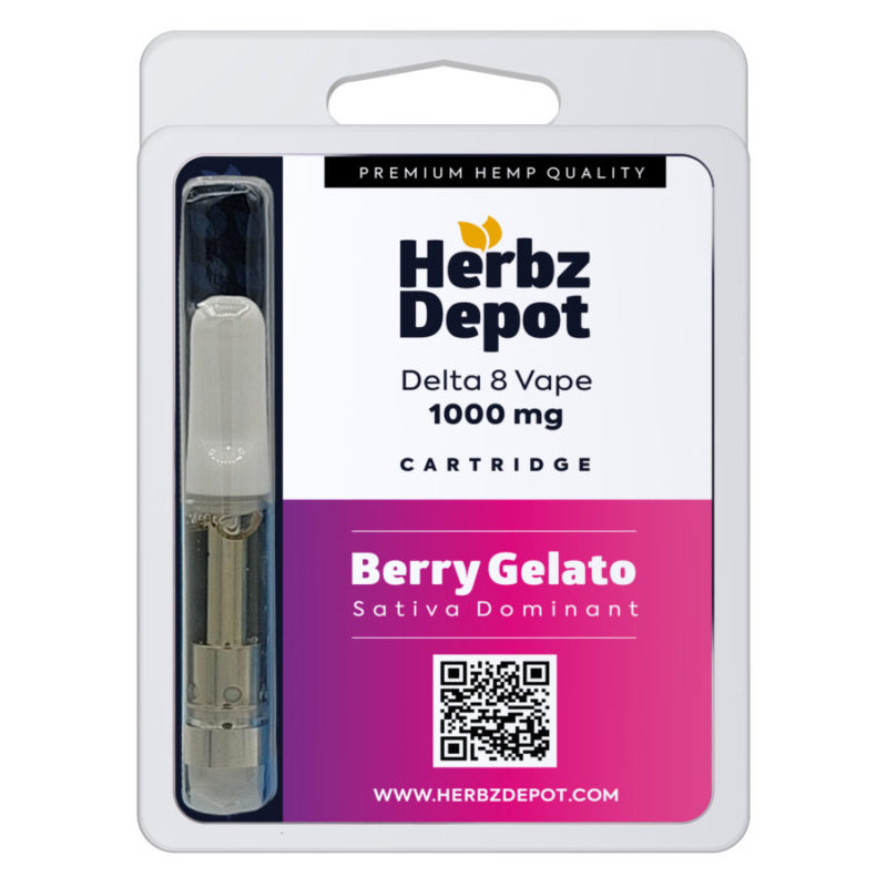 Delta 8 Vape Cartridge “Berry Gelato”