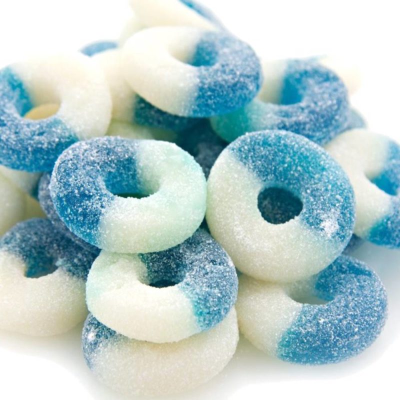 Blue Raspberry Rings Gummies
