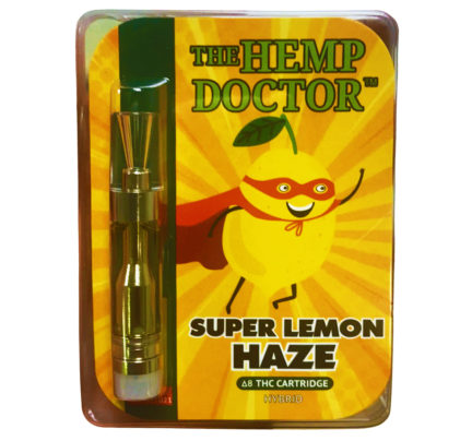 The Hemp Doctor Delta 8 Vape Cartridge “Super Lemon Haze”