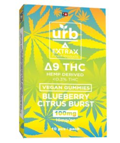 Premium Delta-9 THC Gummies Blueberry Citrus Burst