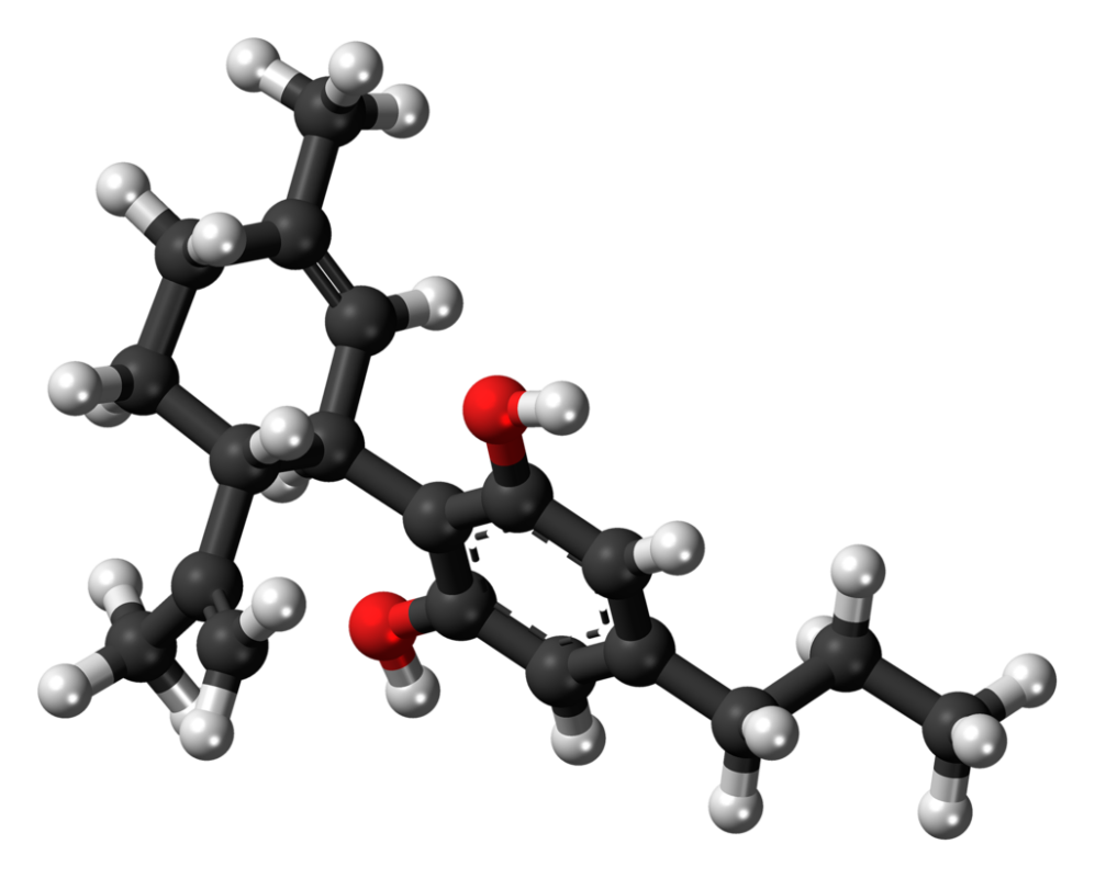 Chemical structure of Cannabidivarin