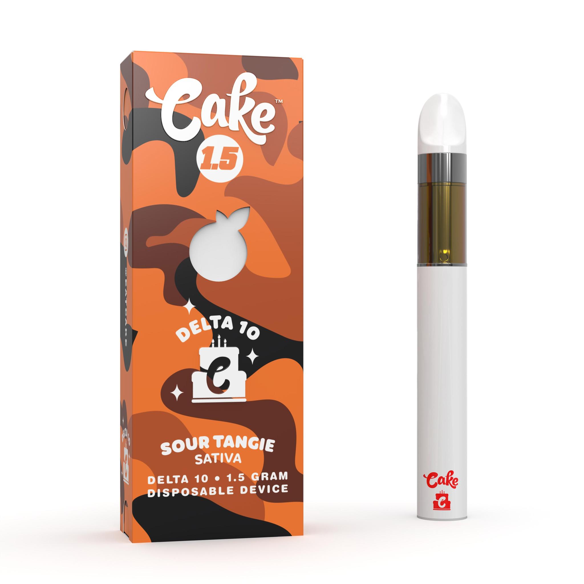 Cake Delta 10 “Sour Tangie” Disposable Vape