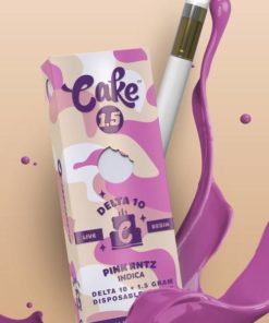 Cake Delta 10 with Live Resin “Pink Rntz” Disposable Vape