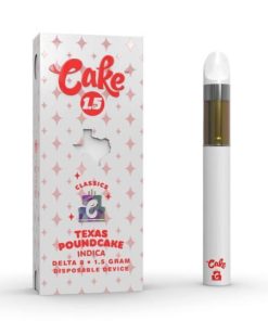 Cake Delta 8 “Texas Pound Cake” Disposable Vape