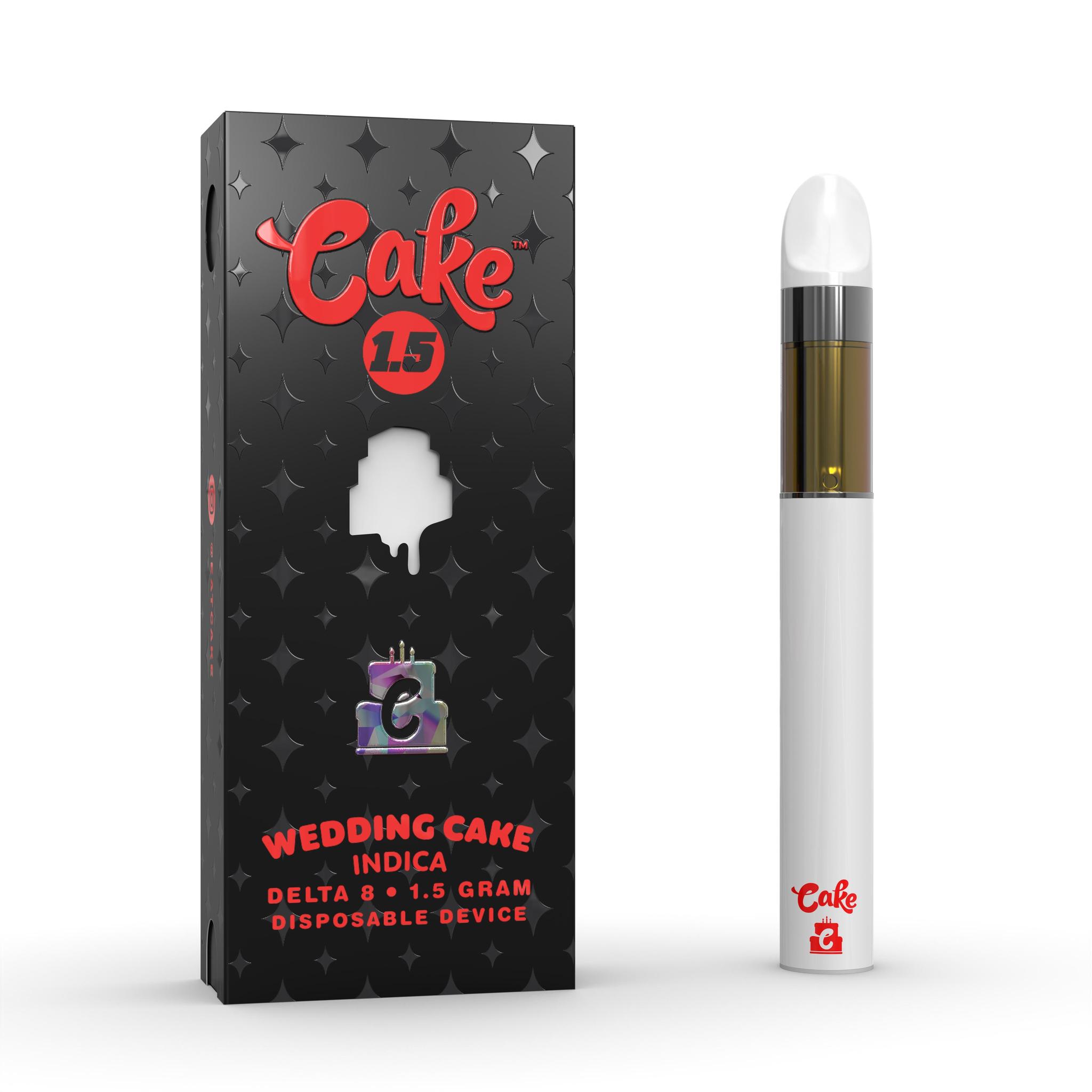 Cake Delta 8 “Wedding Cake” Disposable Vape