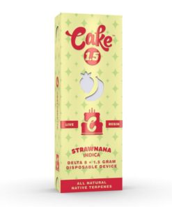 Cake Delta 8 with Live Resin “Strawnana” Disposable Vape