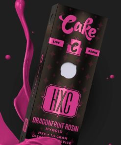 Cake HXC/HHC with Live Resin “Dragonfruit Rosin” Disposable Vape