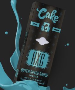 Cake HXC/HHC with Live Resin “Outer Space Sauce” Disposable Vape