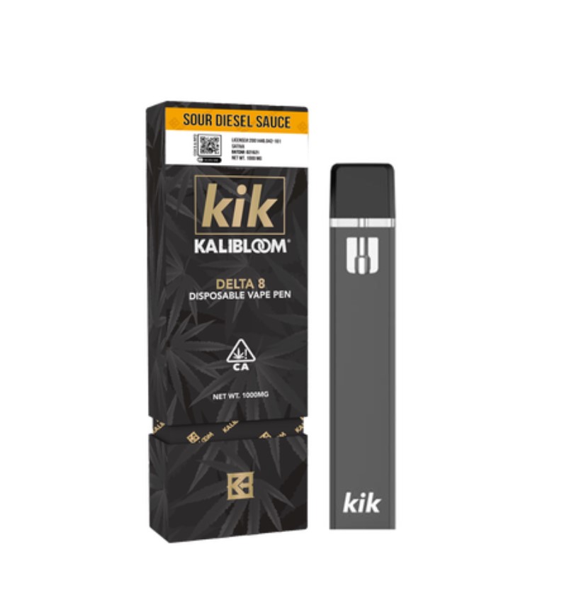 Kik Delta 8 “Sour Diesel Sauce” Disposable Vape