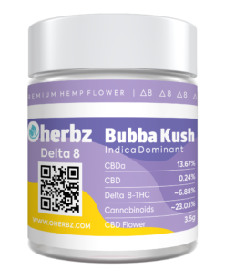 Oherbz Delta 8 “Bubba Kush” Premium Hemp Flower