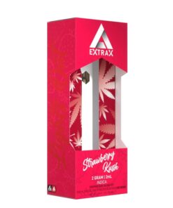 Delta Extrax THCh THCjd Disposable  Strawberry Kush - Live Resin 2 Grams